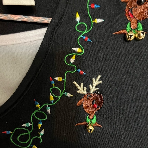 Kim Rogers Christmas Top S - Picture 3 of 6